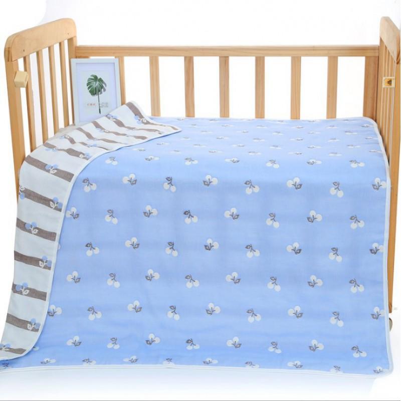 Baby Bath Towel Infant Toddler Blanket Cotton Gauze 6 Layer Muslin Wrap Newborn