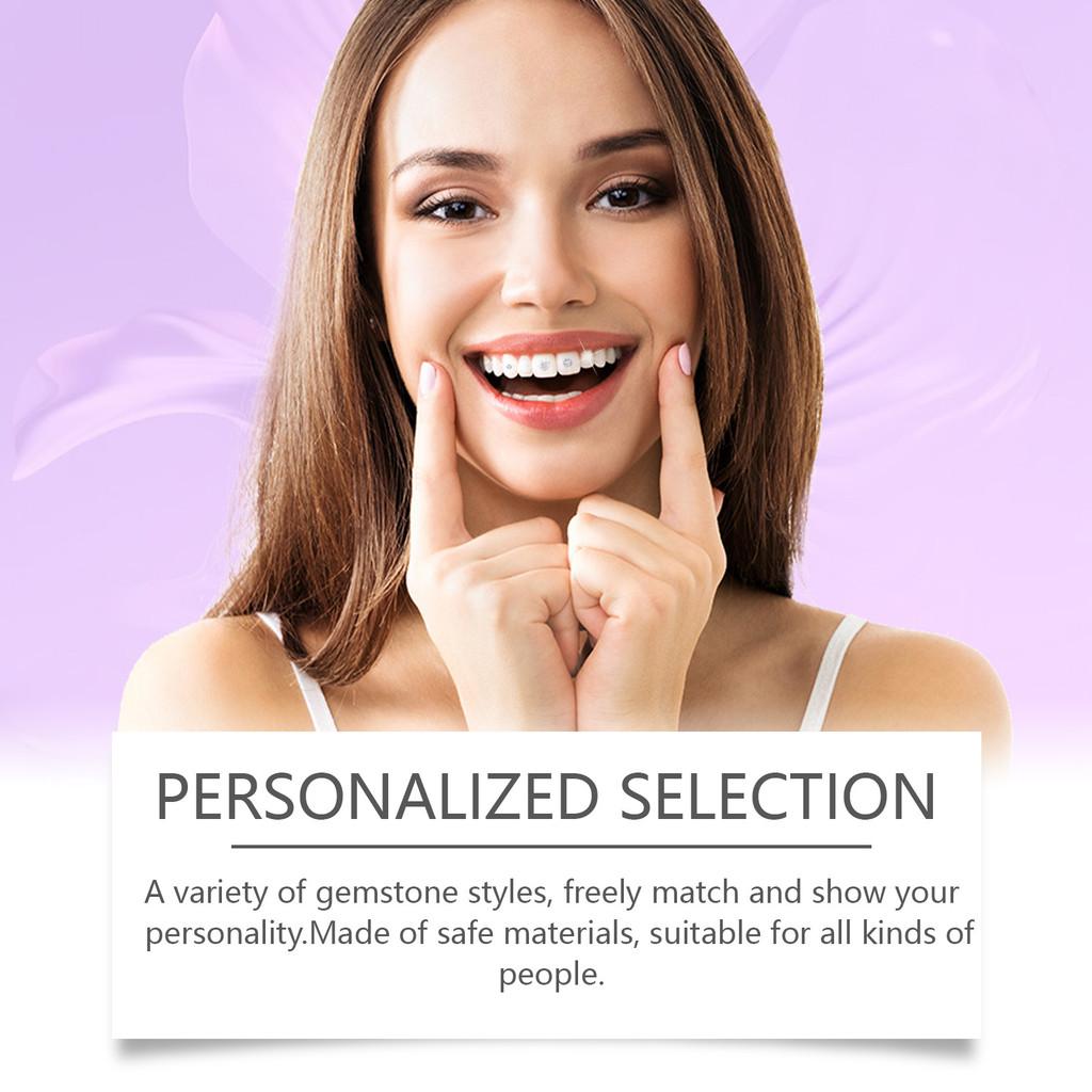 Eelhope Fashionable Teeth Beauty Set Glittering Cosmetic Accessories For A Stunning Look Smile