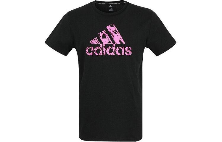 Adidas T Shirt Men s Black With Purple Logo ADITSG2SMU-BP-1 M