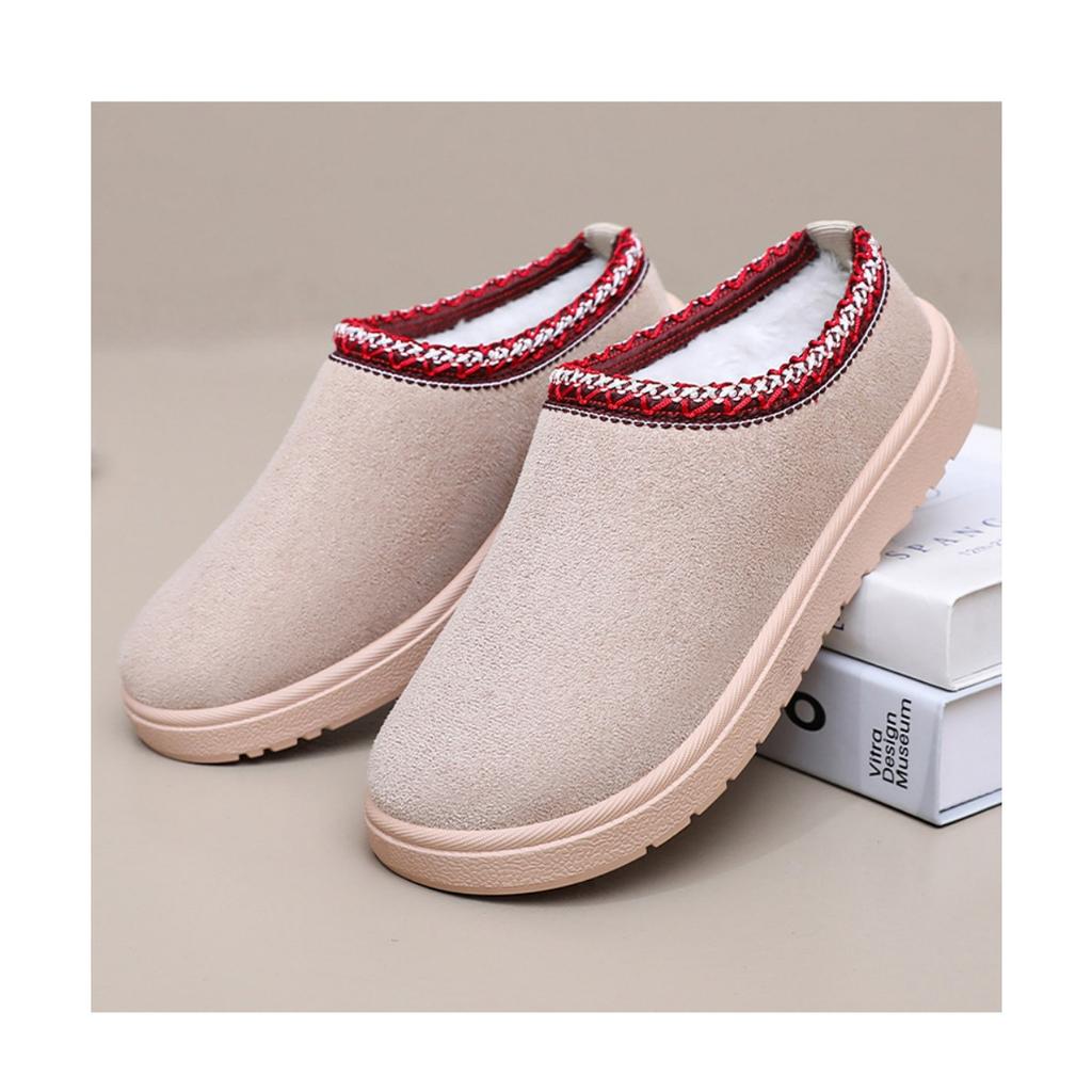 Snow Boots for Women Cross-border Plush Thick Cotton Boots for Women, Short Boots with Soft Soles, Comfortable Home Cotton Slippers