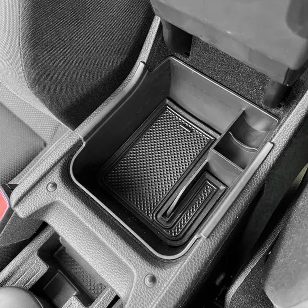 For Volkswagen VW Polo MK6 2018-2025 AW1 GTI Taigo 2025-2025 Nivus Europe Armrest Box Storage Tray Holder Orgainzer Accessories