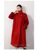 Double-Sided Cashmere Wool Coat, Women's 2024, 100% Wool, Stand Collar, Hepburn Style, Long and Loose Fit.