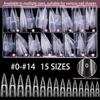 150Pcs Space Hollow 3D French Extension With Scale Nail Mold Nail Dual Forms Full Cover Reusable Nail Extension Molds