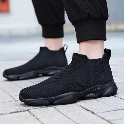 Mode Elastische Socken Sportschuhe für Herren Schnelltrocknend Miked Farbe Springen im Ausverkauf Joggen Wandern Trekking Herren Freizeit-Sneaker