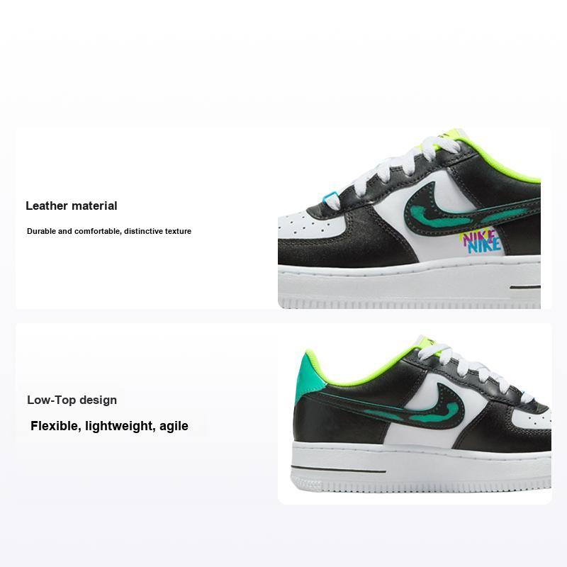Nike Air Force 1 LV8 GS Graffiti Kids Sneakers White Laser-Blue Volt DX3349-100