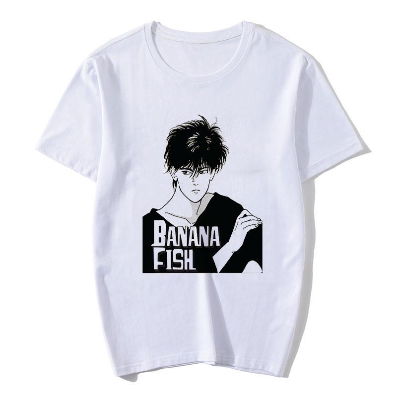 Banana Fish T Shirt Women Anime Japanese Manga T-Shirt Cartoon Graphic Tees Summer Tops Harajuku Women Fashion Tees Tshirts