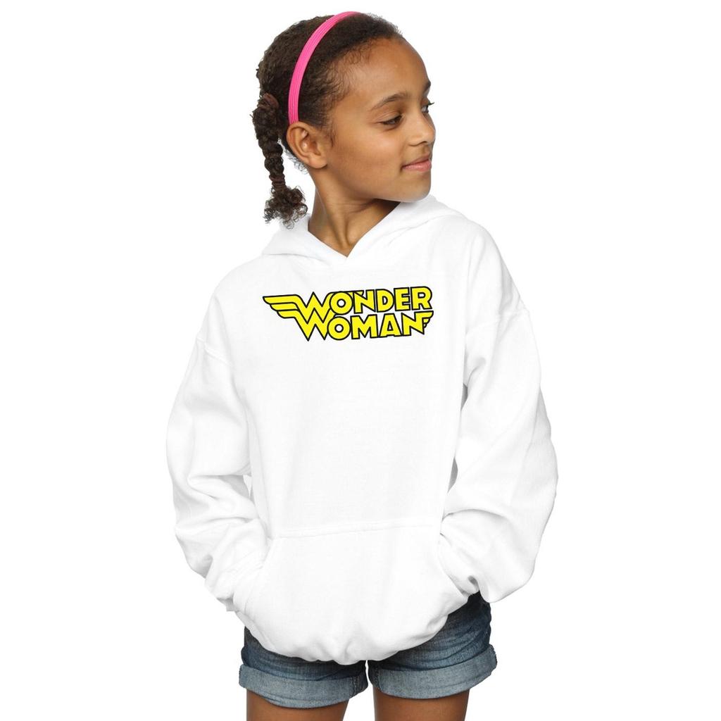 DC Comics Girls Wonder Woman Winged Logo Hoodie