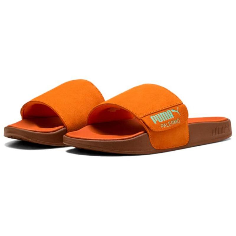 Puma Leadcat 2.0 PALERMO FOIL Unisex Slide Sandals Orange 399041-11