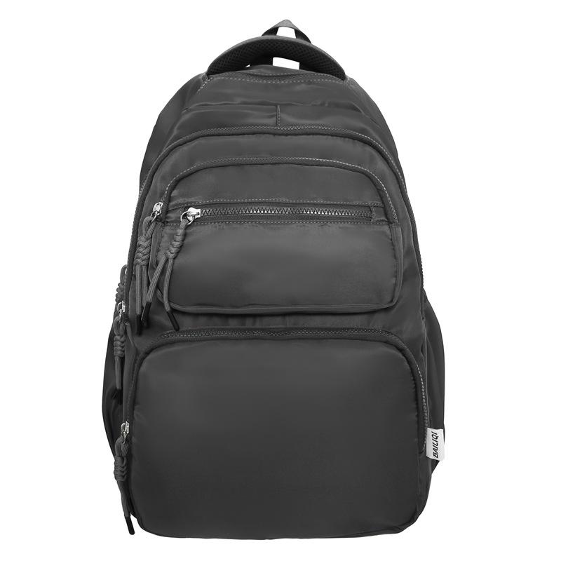 Schoolbag Student School Bag Trendy Brand Casual Men's and Women's Large Capacity Backpack Multifunctional Leisure Campus Class Travel Backpack