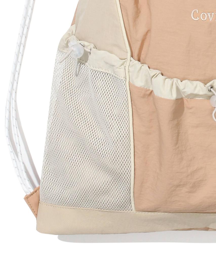 COVERNAT Nylon String Backpack Salmon
