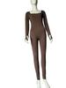 Tuta Slimming a Coste con Scollo Quadrato - Moda Donna Autunno/Inverno 2025