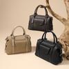 Handbag Leather Women'S Bag Leather Handbag Versatile Shoulder Bag Crossbody Bag Commuter Bag