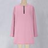 Women's Fashionable Solid Color Long Sleeved Casual Pullover Sweatshirt Top