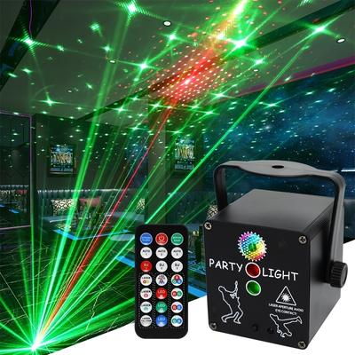 Luces estroboscópicas de discoteca para DJ, luces LED de fondo para fiesta con mando a distancia para decoraciones navideñas y de Halloween