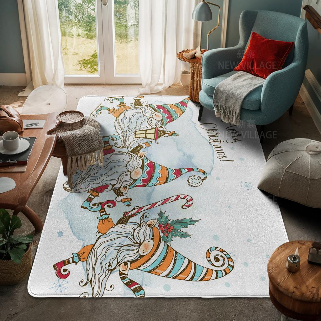 Koberec ke vchodu do domu Rohožka ke dveřím do domu Obývací pokoj Vana Koupelna Protiskluzové koberce s absorpcí vody vana Veselé Vánoce zima