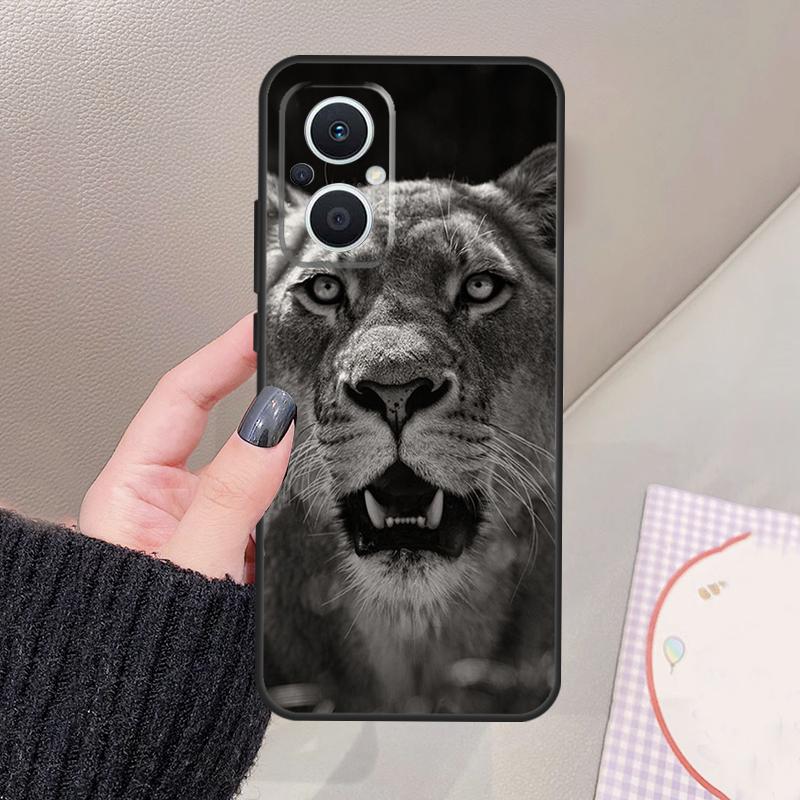 Lions Funda For OPPO Reno 12 14 13 11 10 Pro 11F 12F 13F 14F 7 8 Lite OPPO Find X6 X5 X8 X9 Pro Case