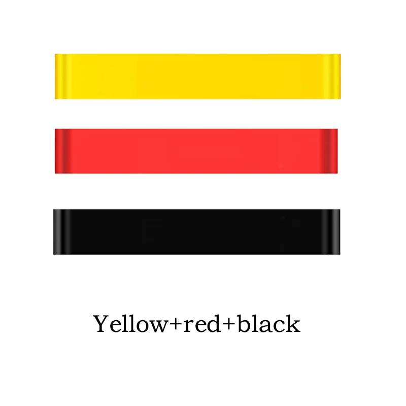 Yoga Sport Exercício Elástico Fitness Faixas Ideais para Casa 5 Níveis Diferentes Faixas de Resistência Pilates Crossfit Equipamento de Treino