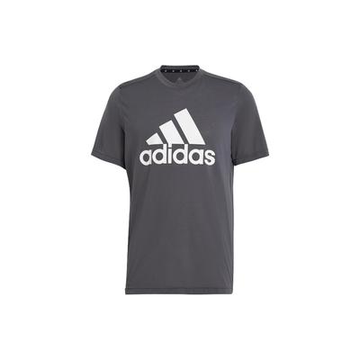 Casual Logo Short Sleeve T-shirt Men Tops Gray GT3113