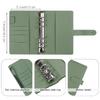 A5 A6 Budget Binder 6 Ring PU Leather Budget Binder Planner Notebook with Cash Envelopes
