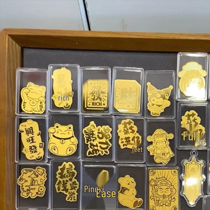 Creative Gold Foil Phone Decal