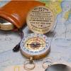 Luminous Compass Dad To Son Enjoy The Ride Gift for Camping Outdoor Activities Navigation Tool