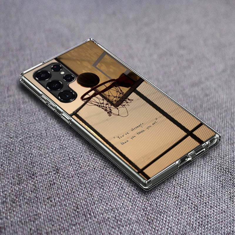 Basketball Phone Case For Samsung Galaxy S24 S23 S21 S20 FE S22 S26 Ultra S25 Edge S10 Plus Cover Clear TPU Capa Shell Coque Sho