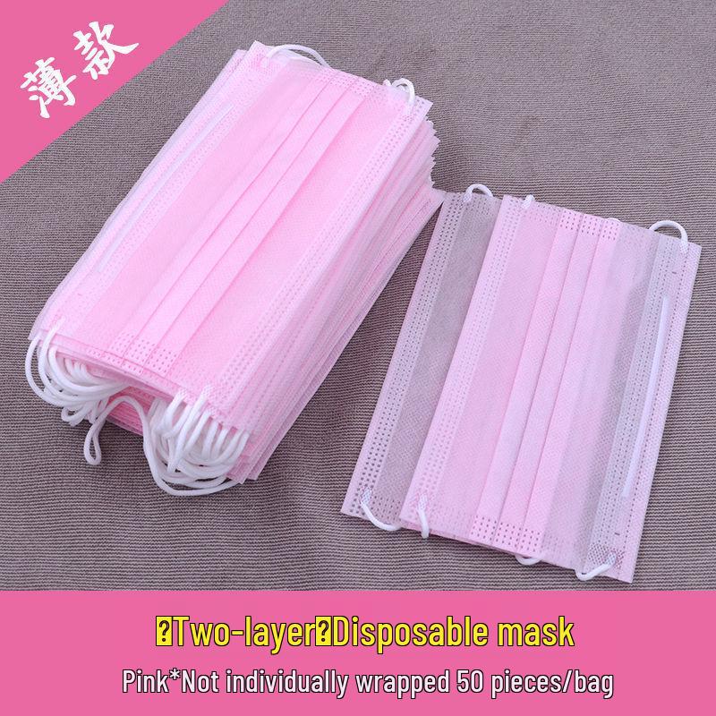 Ultra-dünne atmungsaktive Einwegmasken: Ein- oder dreilagig, Unisex, Einzeln verpackt, Erhältlich in Weiß oder Schwarz