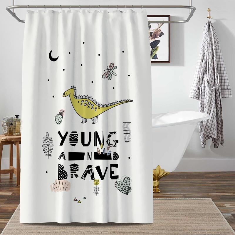 Zagęszczona wodoodporna kurtyna łazienkowa Odporna na pleśń Zasłona prysznicowa Zasłona prysznicowa Zasłona działowa Zasłona prysznicowa Zasłona łazienkowa Bez perforacji