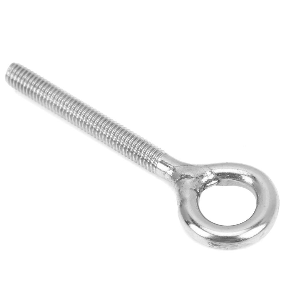 10Pcs Stainless Steel Ring Bolts M5 Eye Ring Bolt Durable Eye Bolt  Pipeline Gate Valves