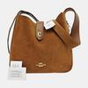[Pre-Owned] Hadley 25 Metallic Logo Suede Shoulder Bag - Very Good #32WJV2