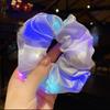 LED large intestine hair circle INS nightclub landscape headdress headband popular glowing ponytail hair accessories