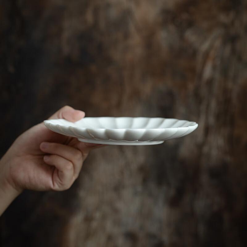 Ru Han White Porcelain Dinner Plate