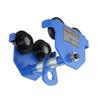 Manual Trolley, 1100 Lbs/0.5 Ton Load Capacity Push Beam Trolley with Dual Wheels, Adjustable for I-Beam Flange Width 63.5-139.7 Mm, Heavy Duty Alloy