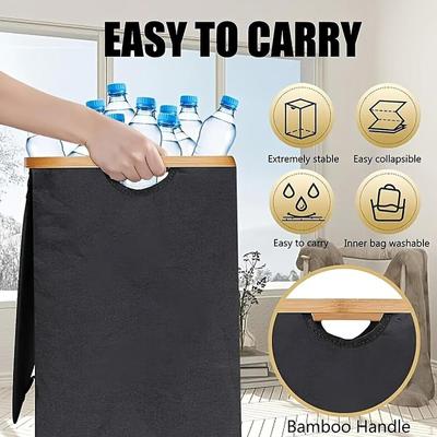 Waste Bin Trash Can with Lid Multipurpose Storage Organizer Recycle Foldable for Home Dorm