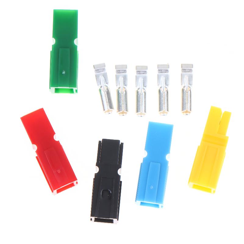10Pcs Plug Terminals 30A Amp 600V Power Marine Connector Type Single Pole Battery Connector High Current Quick Plug