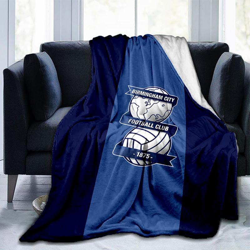 Birming-ham Football Club Printed Throws Blanket Soft Flannel Blankets for Couch Bed Gifts for Men Women Picnic Blanket Christmas Gifts