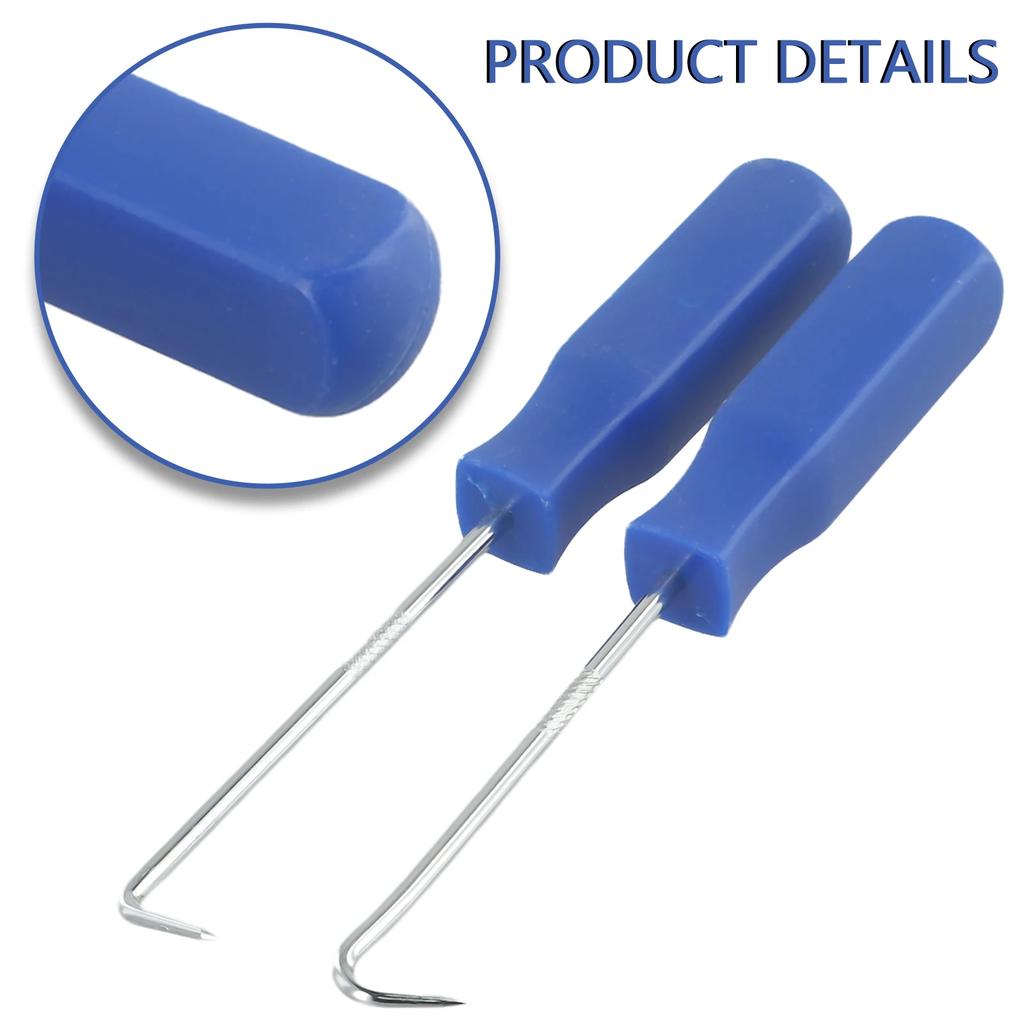 2pcs 135mm Auto Car Oil Seal Screwdrivers Set Hose Removal Hook Set O-Ring Seal Gasket Puller Remover Pick Hooks Repair Tools