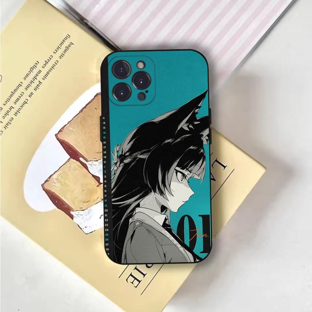 

Чехол для телефона Miyabi Hoshimi для iPhone 16,15,14,13,12,11,Pro,X,XS,Max,XR,Plus,Mini Мягкий черный чехол iPhone15pro