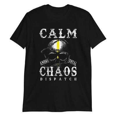 Chaos Skull Unisex T-Shirt Death Rock Metal Trash Horror Summer Casual Print T-Shirt Y2k Harajuku Women's Clothing Streetwear