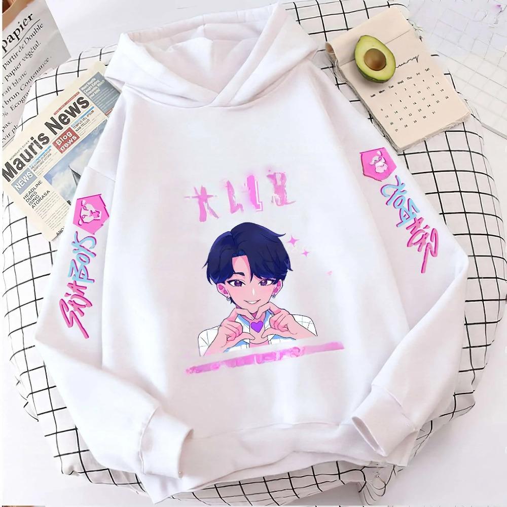 Autumn KPop Demon Hunters Cool Print Children's Hoodies Girls Fashion Oversized Streetwear Casual Boys Hooded Sweatshirt
