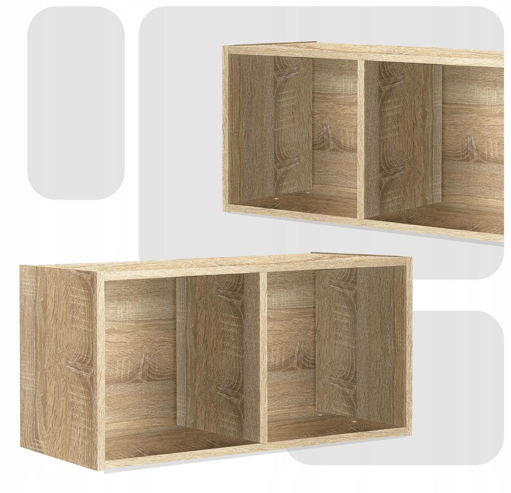 Regal Fach Organizer Behälter Ständer für Schallplatten Ordner Cubo 2