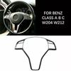 Für Mercedes Benz A B C E CLA CLS GLA GLK SLK Klasse W176 W246 W204 W207 W212 W117 Auto Innen Lenkradabdeckung Zierrahmen