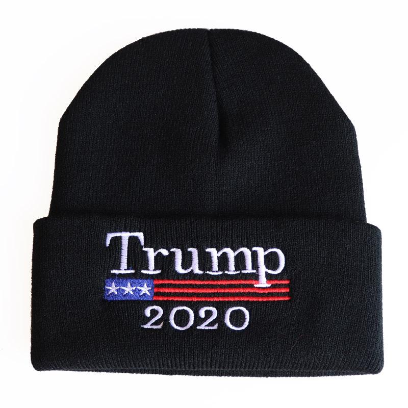 Strength Trump beanie2020trump Embroidered Knit Hat Warm Pullover Hip-Hop Hat Adjustable