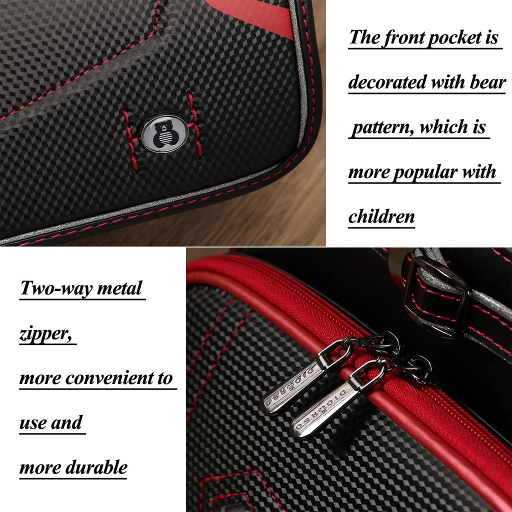 Leawin 2023 Model Large Capacity School Bag for Boys and Made of Premium Synthetic Leather with Automatic Lock and Waterproof Perfect for School