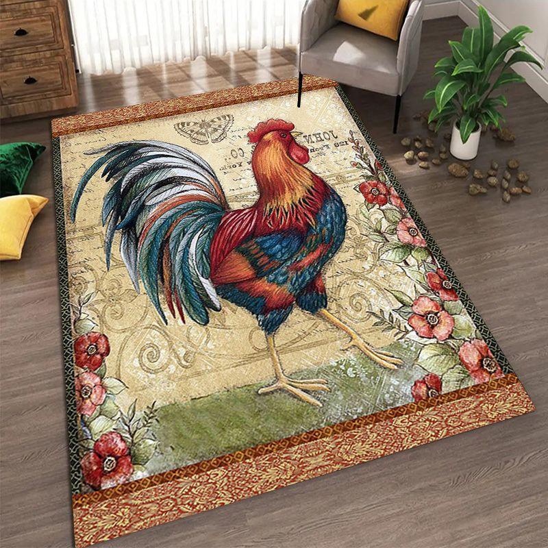 Bohemian Vintage Carpets Living Room Bedroom Carpet Printing Soft Entrance Floor Mat Home