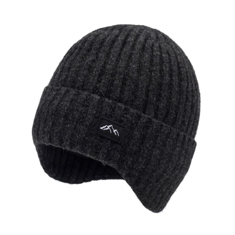 Unisex Ear Protection Beanie with Thermal Lined,Leisure Warmth Knitted Skull Cap for Outdoor Cold Weather,Suitable for Daily Use