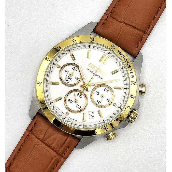 Seiko Chronograph Men's Watch SBTR024/LB (White)