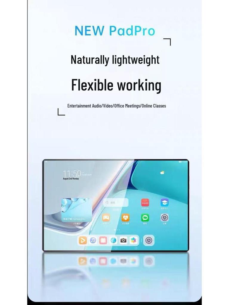 2025 Ultra-Clear Eye Protection 5G Tablet Pad with Full-Screen Dimensity 9400 for Android Office and Gaming