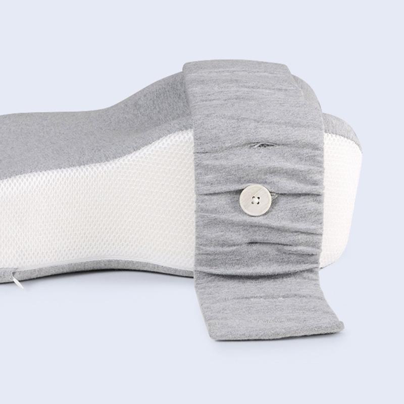 Orthopedic Knee Support Pillow Breathable Washable Cover Memory Foam Thigh Cushion for Resting and Side Sleeping