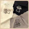 New Girls' Teddy Bear Thin Ice Silk Underwear Panties Seamless Breathable Knickers Women's Cotton Crotch Triangle Underwear Briefs Underpants
